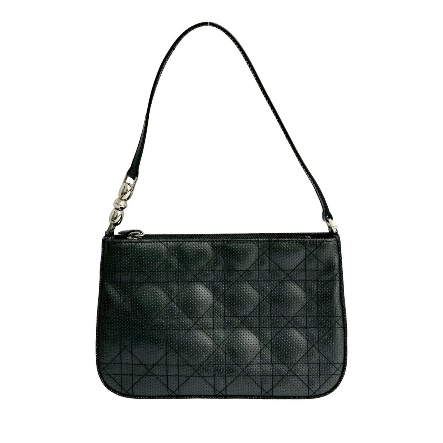Christian Dior Black Leather Shoulder Bag Style 9