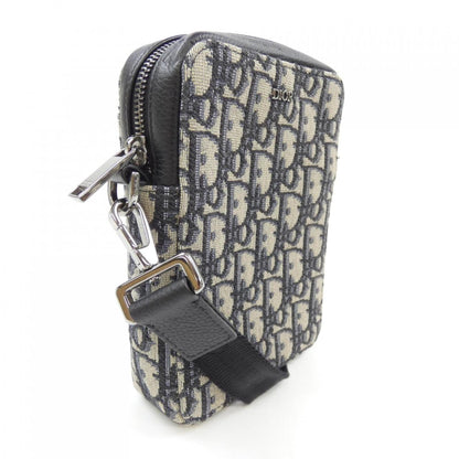 Christian Dior Beige Black Blue Handbag Black