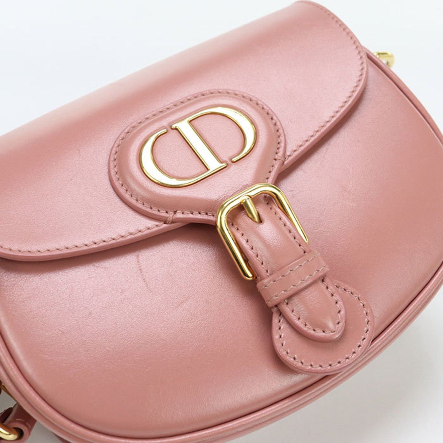 Christian Dior Pink Leather Shoulder Bag Style 4