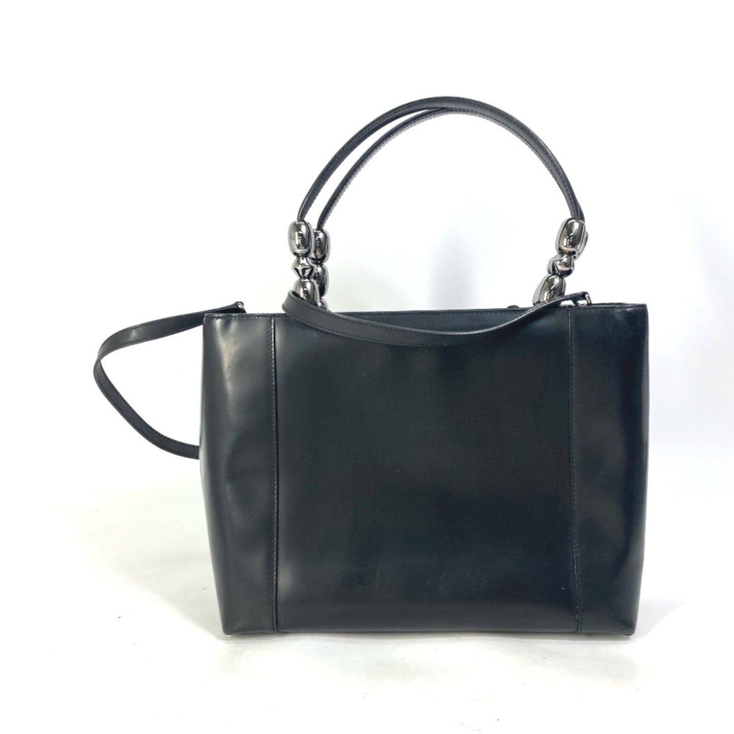 Christian Dior Black Leather Handbag Style 15
