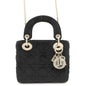 Christian Dior Black Leather Handbag Leather