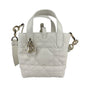 Christian Dior White Leather Handbag Shoulder Bag