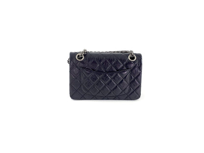 CHANEL Classic Reissue 2.55 224 Black Mini Flap Bag