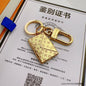 LV Key Chain Gold Envelope