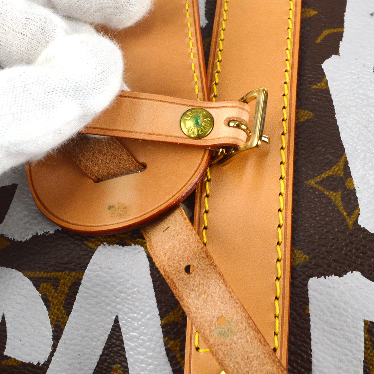 Louis Vuitton * 2001 Keepall 50 Monogram Graffiti M92197
