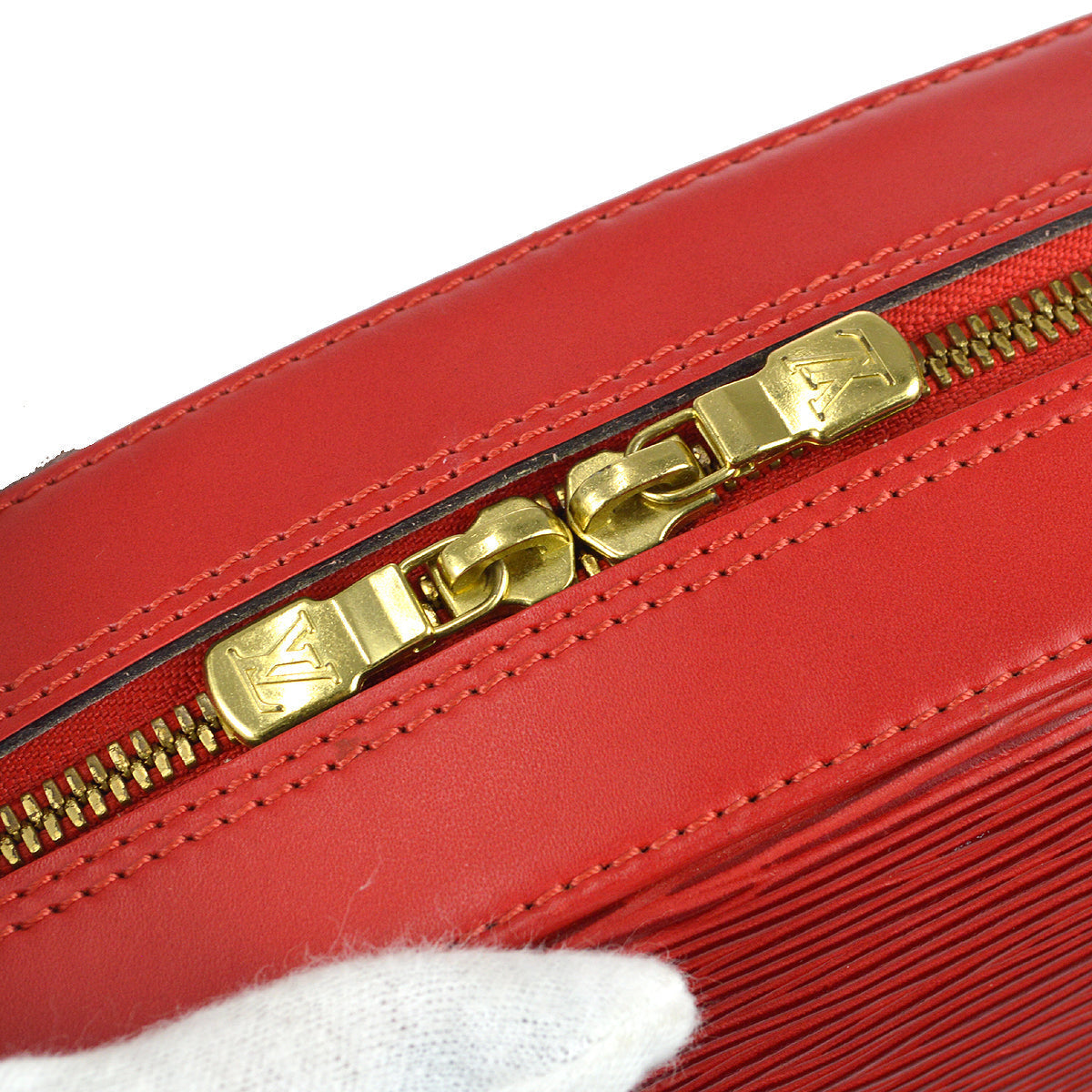 Louis Vuitton 1998 Sablon Red Epi M52047