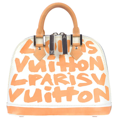 Louis Vuitton 2001 Graffiti Alma MM Beige M92180