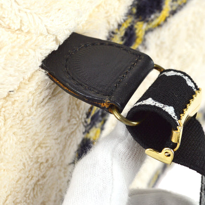 Chanel Backpack Bag Ivory Terry Cloth
