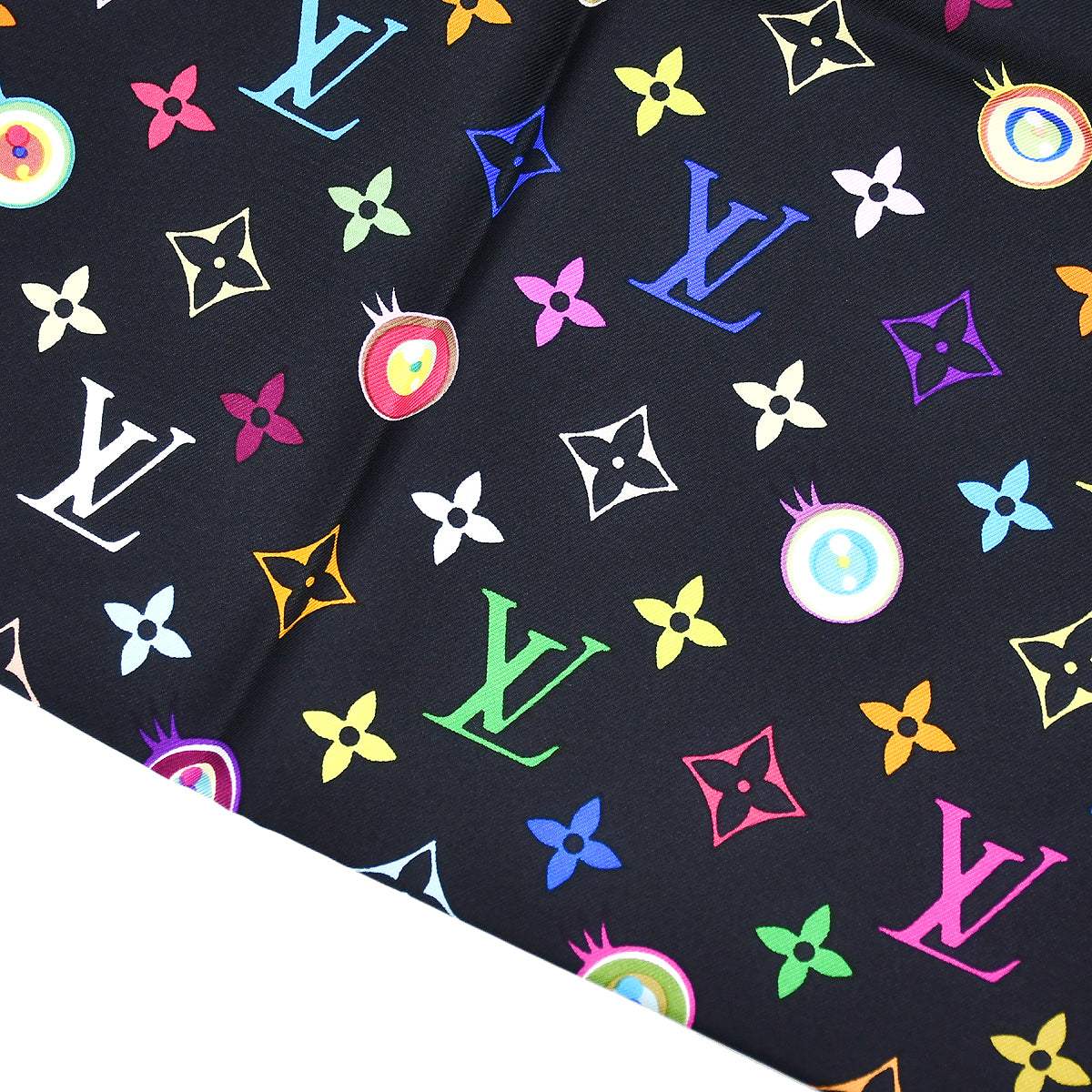 Louis Vuitton 2000s Eye Love Monogram Scarf 70 M71916