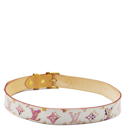 Louis Vuitton 2008 Monogram Watercolor Ceinture #85 M9623U