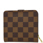 Louis Vuitton 2003 Damier Compact Zip Wallet N61668