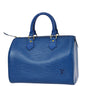 Louis Vuitton 1992 Blue Epi Speedy 25 Handbag M43015