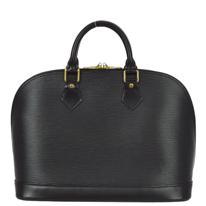 Louis Vuitton 1997 Black Epi Alma Handbag M52142