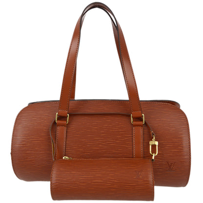 Louis Vuitton 1997 Brown Epi Soufflot Handbag M52223