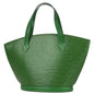Louis Vuitton 1995 Green Epi Saint Jacques Tote Handbag M52274