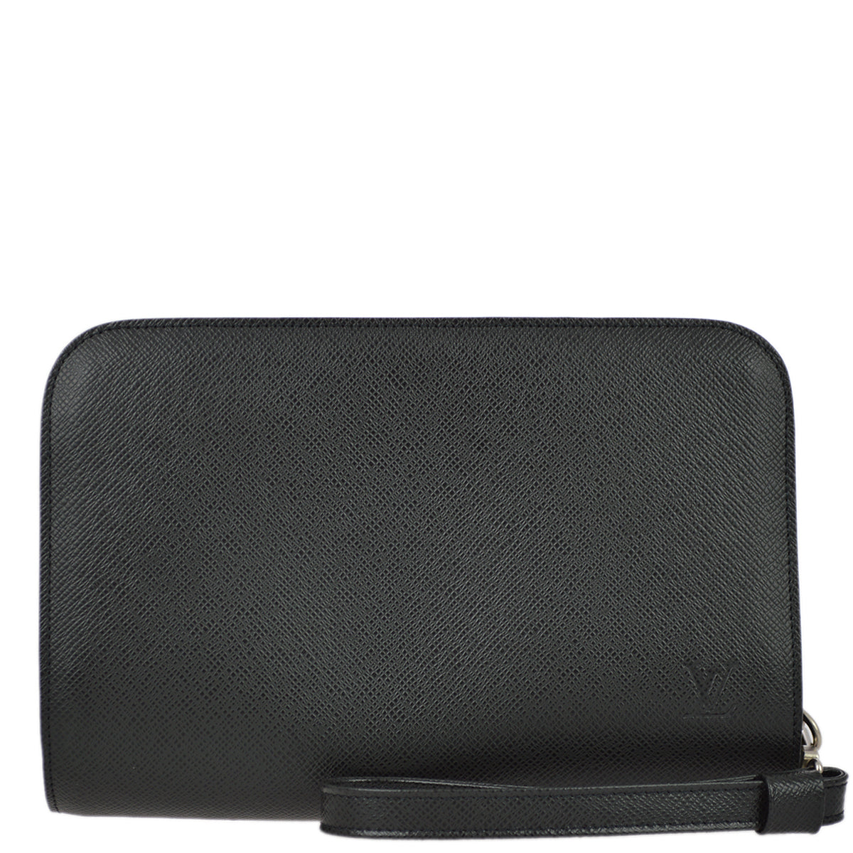 Louis Vuitton 2004 Black Taiga Baikal Clutch Handbag M30182