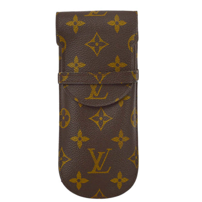 Louis Vuitton 2001 Monogram Etui lunette Glasses Case M62970 Small Good