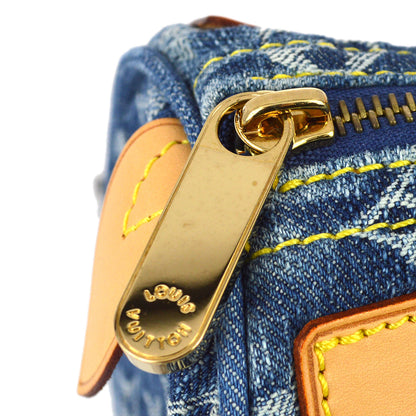 Louis Vuitton 2006 Blue Monogram Denim Neo Speedy Handbag M95019