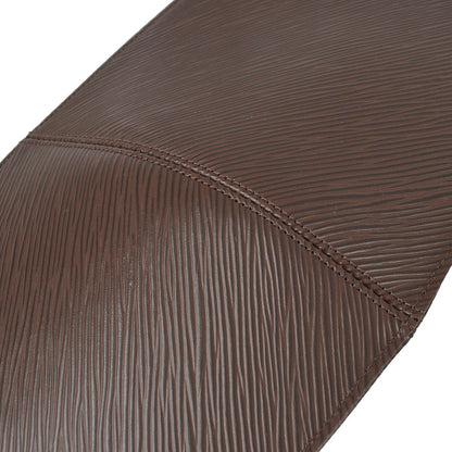 Louis Vuitton 2001 Brown Epi Pochette Demi-lune M5262D