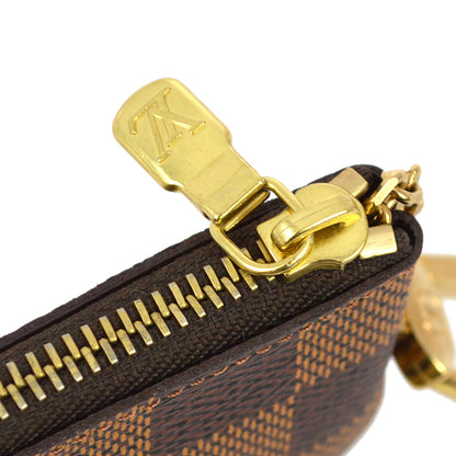 Louis Vuitton 2008 Damier Pochette Cles Coin Case Wallet Purse N62658