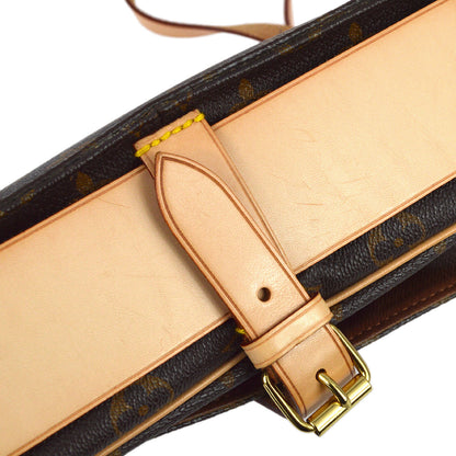 Louis Vuitton 1991  Monogram Cartouchiere GM Shoulder Bag M51252