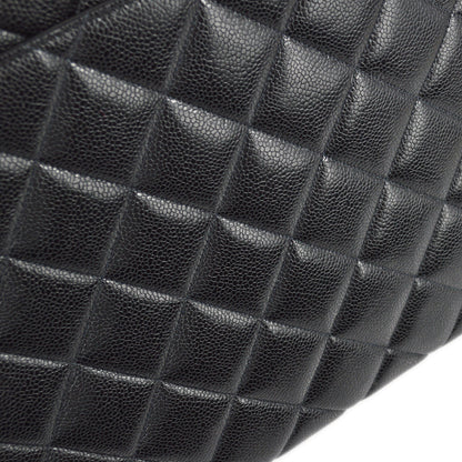 Chanel Black Caviar Skin Briefcase Business Handbag