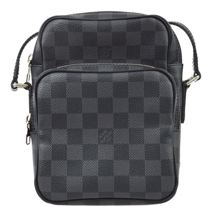 Louis Vuitton 2009 Damier Graphite Rem Shoulder Bag N41446