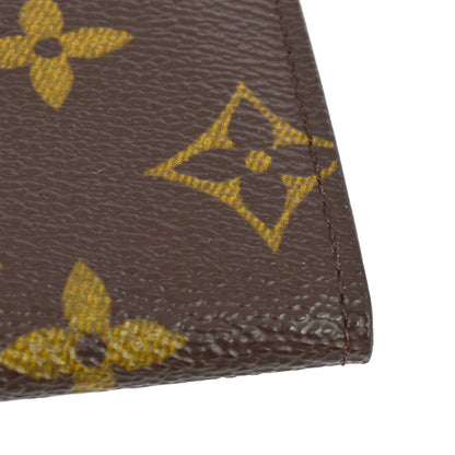 Louis Vuitton 2005 Monogram Porte Monnaie Plat Coin Case Wallet M61930