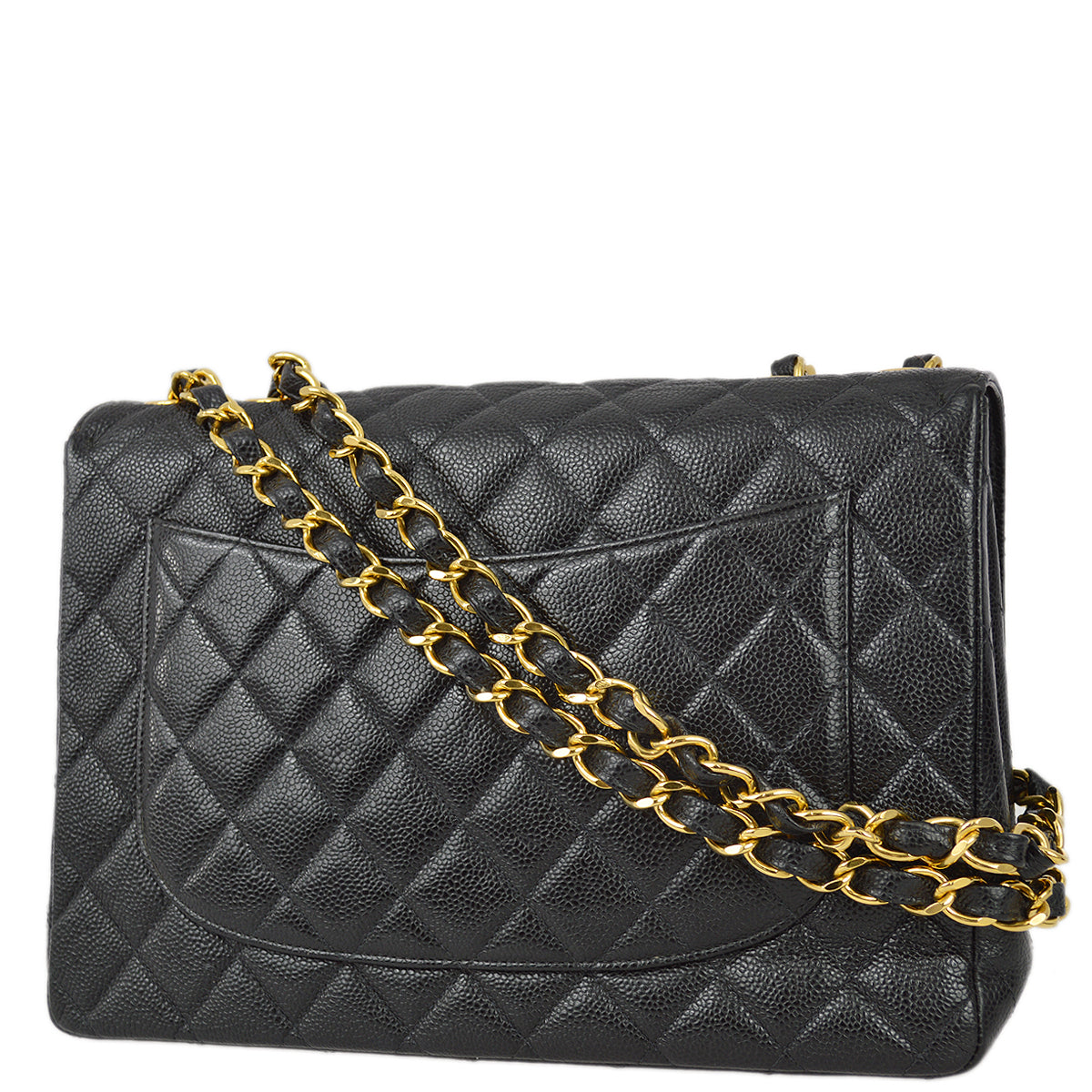 Chanel Classic Flap Caviar Black Shoulder Bag