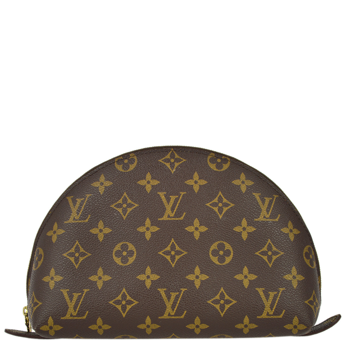 Louis Vuitton 2008 Monogram Trousse Demi Ronde Cosmetic Pouch M47520