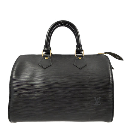 Louis Vuitton 1994 Black Epi Speedy 25 Handbag M43012