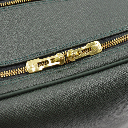 Louis Vuitton 1997 Green Taiga Reporter PM Shoulder Bag M30154
