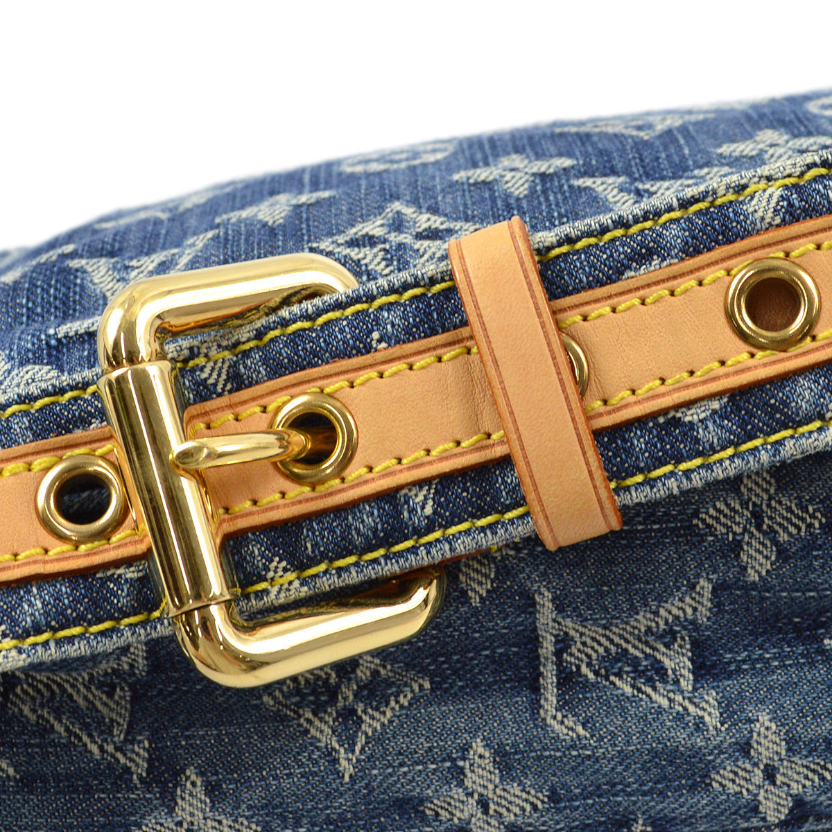 Louis Vuitton 2007 Monogram Denim Bum Bag Waist Pouch M95347