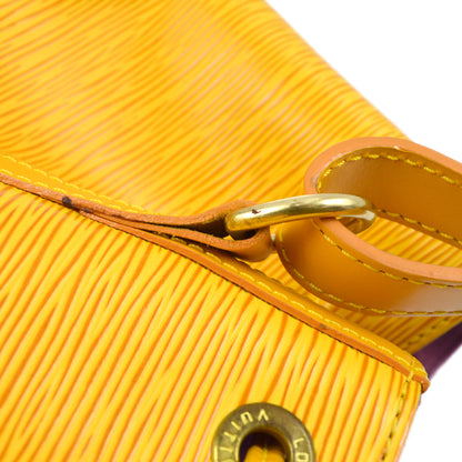 Louis Vuitton 1997 Yellow Epi Petite Noe Bucket Shoulder Bag M44109