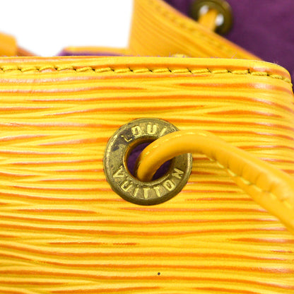 Louis Vuitton 1997 Yellow Epi Petite Noe Bucket Shoulder Bag M44109