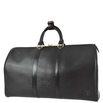 Louis Vuitton 1993 Black Epi Keepall 45 Travel Duffle Handbag M42972