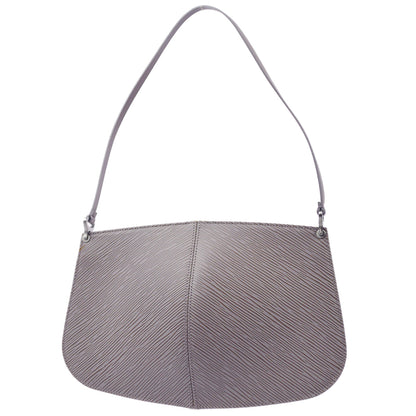 Louis Vuitton 2001 Purple Epi Pochette Demi-lune Handbag M5262B