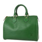 Louis Vuitton 1995 Green Epi Speedy 25 Handbag M43014