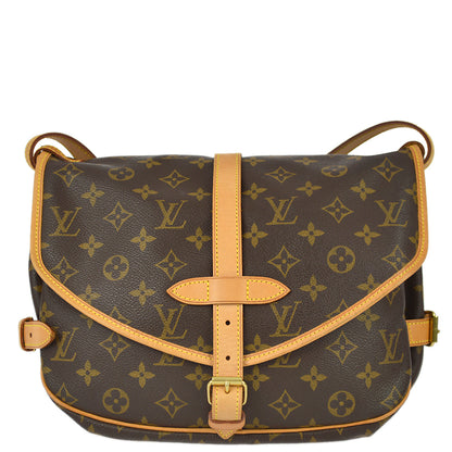 Louis Vuitton 2001 Monogram Saumur 30 M42256