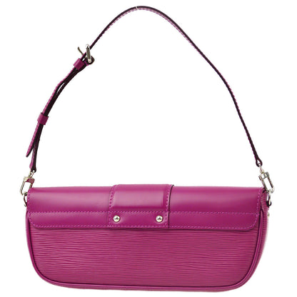 Louis Vuitton 2008 Purple Epi Pochette Montaigne Handbag M5929L