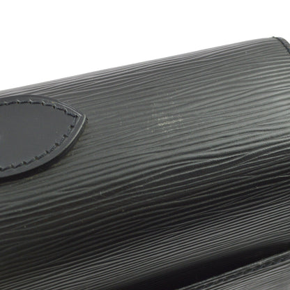 Louis Vuitton 2001 Black Epi Cerviet Ambassador Briefcase M54412
