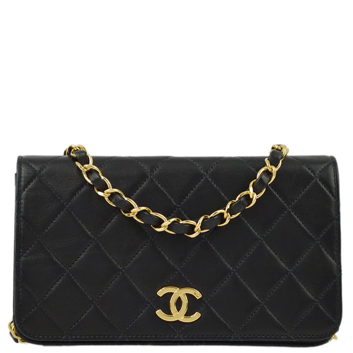 Chanel Flap Mini Lambskin Black Shoulder Bag Style 2
