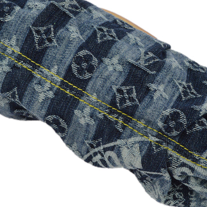 Louis Vuitton 2006 Mini Pleaty Handbag Monogram Denim Blue M95333