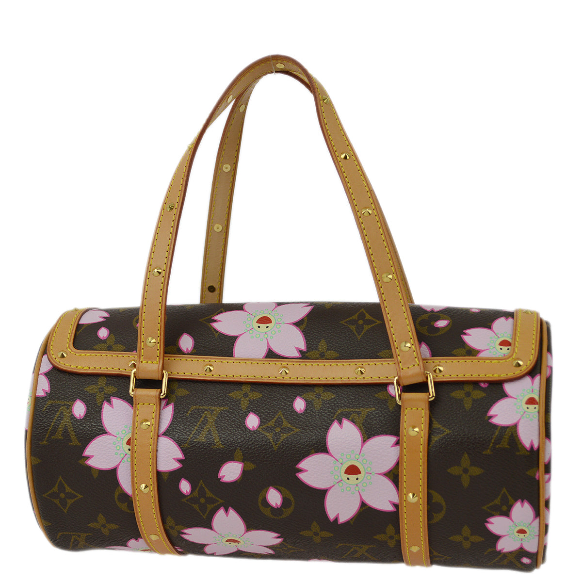 Louis Vuitton 2008 Monogram Cherry Blossom Papillon Handbag M92009