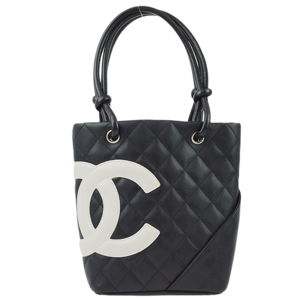 Chanel Cambon Calfskin Black Tote Style 3