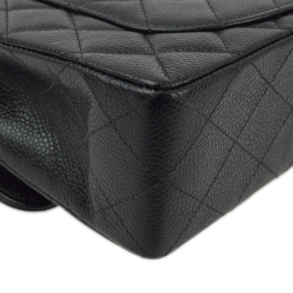 Chanel Flap Small Classic Caviar Black Shoulder Bag