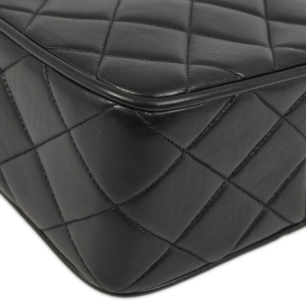 Chanel Mini Lambskin Black Crossbody Style 4