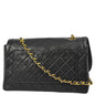 Chanel Flap Lambskin Black Shoulder Bag Style 4