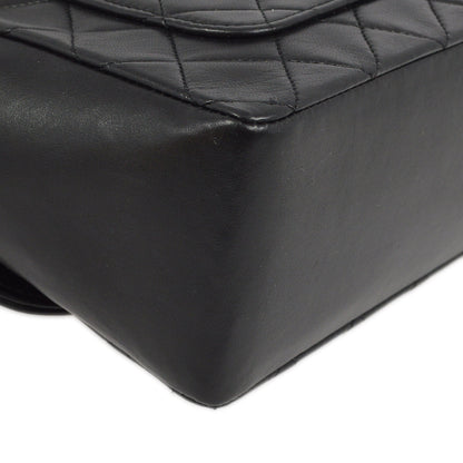 Chanel Flap Lambskin Black Shoulder Bag Style 4