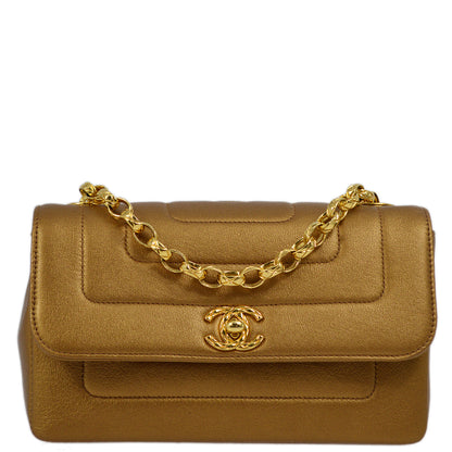 Chanel Flap Lambskin Chain Shoulder Bag